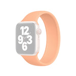 Pulseira Elástica de Silicone de Cor Sólida para Apple Watch Ultra 49mm & Watch Ultra 2 49mm / Series 10 46mm / 9&8&7 45mm / SE 3&SE 2&6&SE&5&4 44mm / 3&2&1 42mm, Tamanho: L 156mm