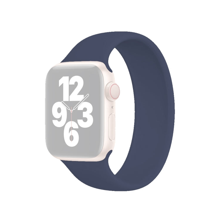 Pulseira Elástica de Silicone de Cor Sólida para Apple Watch Ultra 49mm & Watch Ultra 2 49mm / Series 10 46mm / 9&8&7 45mm / SE 3&SE 2&6&SE&5&4 44mm / 3&2&1 42mm, Tamanho: L 156mm