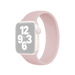 Pulseira Elástica de Silicone de Cor Sólida para Apple Watch Ultra 49mm & Watch Ultra 2 49mm / Series 10 46mm / 9&8&7 45mm / SE 3&SE 2&6&SE&5&4 44mm / 3&2&1 42mm, Tamanho: L 156mm
