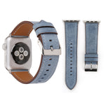 Pulseira de Couro Genuíno Estilo Fresco para Apple Watch Series 10 42mm / 9&8&7 41mm / SE 3&SE 2&6&SE&5&4 40mm / 3&2&1 38mm, 38mm