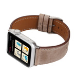 Pulseira de Couro Genuíno Estilo Fresco para Apple Watch Ultra 49mm&Watch Ultra 2 49mm / Series 10 46mm / 9&8&7 45mm / SE 3&SE 2&6&SE&5&4 44mm / 3&2&1 42mm, 42mm