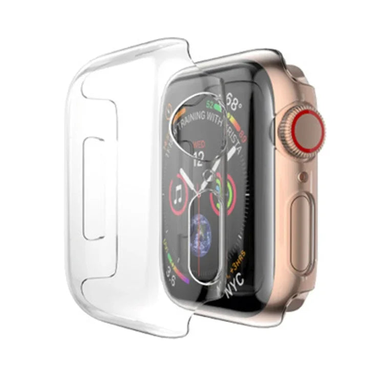Capa PC de Cobertura Total Transparente para Apple Watch Series 6 / 5 / 4 / Watch SE 44mm, Para Apple Watch Series 6 / 5 / 4 / Watch SE 44mm