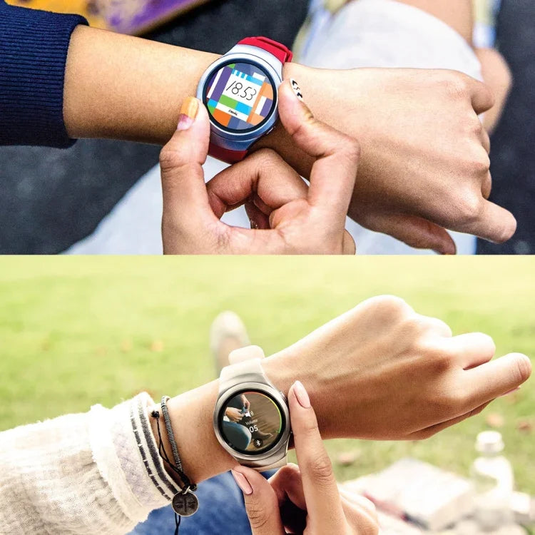 Para Samsung Gear S2 Sport / Gear S2 Pulseira de Relógio em Silicone de Cor Sólida