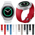 Para Samsung Gear S2 Sport / Gear S2 Pulseira de Relógio em Silicone de Cor Sólida