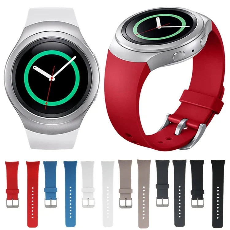 Para Samsung Gear S2 Sport / Gear S2 Pulseira de Relógio em Silicone de Cor Sólida
