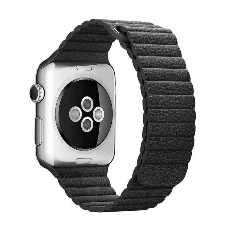 Correia de Relógio em Pele PU com Fecho Magnético de Loop para Apple Watch 38mm