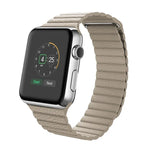Correia de Relógio em Pele PU com Fecho Magnético de Loop para Apple Watch 38mm
