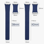 Correia de Relógio em Pele PU com Fecho Magnético de Loop para Apple Watch 38mm