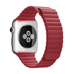Correia de Relógio em Pele PU com Fecho Magnético de Loop para Apple Watch 38mm