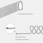 Fecho Magnético Loop para Relógio Correia em Aço Inoxidável para Samsung Gear S2 Classic / S2