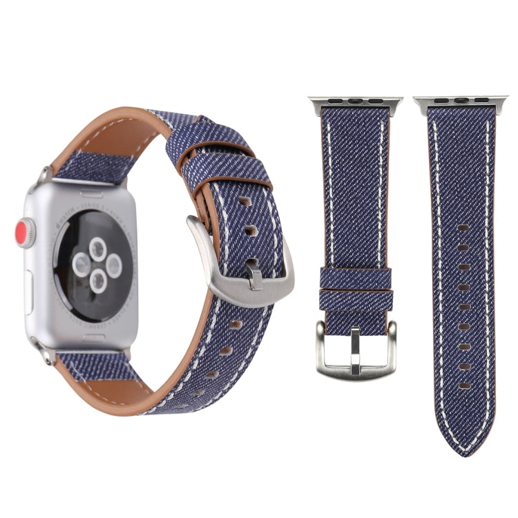 Pulseira de Couro Genuíno com Padrão Cowboy Fashion Simples para Apple Watch Ultra 49mm & Watch Ultra 2 49mm / Series 10 46mm / 9&8&7 45mm / SE 3&SE 2&6&SE&5&4 44mm / 3&2&1 42mm, 42mm