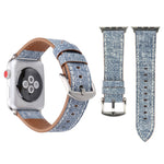 Pulseira de Couro Genuíno com Padrão Cowboy Fashion Simples para Apple Watch Ultra 49mm & Watch Ultra 2 49mm / Series 10 46mm / 9&8&7 45mm / SE 3&SE 2&6&SE&5&4 44mm / 3&2&1 42mm, 42mm