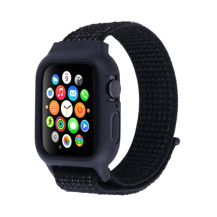 Para Apple Watch Ultra 49mm & Watch Ultra 2 49mm / Série 10 46mm / 9&8&7 45mm / SE 3&SE 2&6&SE&5&4 44mm / 3&2&1 42mm Correia de Relógio em Nylon com Fecho de Gancho e Argola, Para Apple Watch Ultra 49mm / Série 8&7 45mm / SE 2&6&SE&5&4 44mm / 3&2&1 42mm