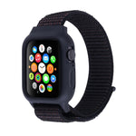 Para Apple Watch Ultra 49mm & Watch Ultra 2 49mm / Série 10 46mm / 9&8&7 45mm / SE 3&SE 2&6&SE&5&4 44mm / 3&2&1 42mm Correia de Relógio em Nylon com Fecho de Gancho e Argola, Para Apple Watch Ultra 49mm / Série 8&7 45mm / SE 2&6&SE&5&4 44mm / 3&2&1 42mm