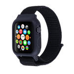 Para Apple Watch Ultra 49mm & Watch Ultra 2 49mm / Série 10 46mm / 9&8&7 45mm / SE 3&SE 2&6&SE&5&4 44mm / 3&2&1 42mm Correia de Relógio em Nylon com Fecho de Gancho e Argola, Para Apple Watch Ultra 49mm / Série 8&7 45mm / SE 2&6&SE&5&4 44mm / 3&2&1 42mm