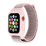 Para Apple Watch Ultra 49mm & Watch Ultra 2 49mm / Série 10 46mm / 9&8&7 45mm / SE 3&SE 2&6&SE&5&4 44mm / 3&2&1 42mm Correia de Relógio em Nylon com Fecho de Gancho e Argola, Para Apple Watch Ultra 49mm / Série 8&7 45mm / SE 2&6&SE&5&4 44mm / 3&2&1 42mm