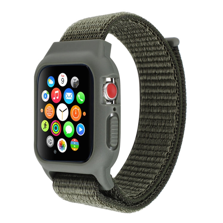 Para Apple Watch Ultra 49mm & Watch Ultra 2 49mm / Série 10 46mm / 9&8&7 45mm / SE 3&SE 2&6&SE&5&4 44mm / 3&2&1 42mm Correia de Relógio em Nylon com Fecho de Gancho e Argola, Para Apple Watch Ultra 49mm / Série 8&7 45mm / SE 2&6&SE&5&4 44mm / 3&2&1 42mm