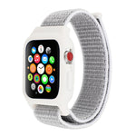 Para Apple Watch Ultra 49mm & Watch Ultra 2 49mm / Série 10 46mm / 9&8&7 45mm / SE 3&SE 2&6&SE&5&4 44mm / 3&2&1 42mm Correia de Relógio em Nylon com Fecho de Gancho e Argola, Para Apple Watch Ultra 49mm / Série 8&7 45mm / SE 2&6&SE&5&4 44mm / 3&2&1 42mm