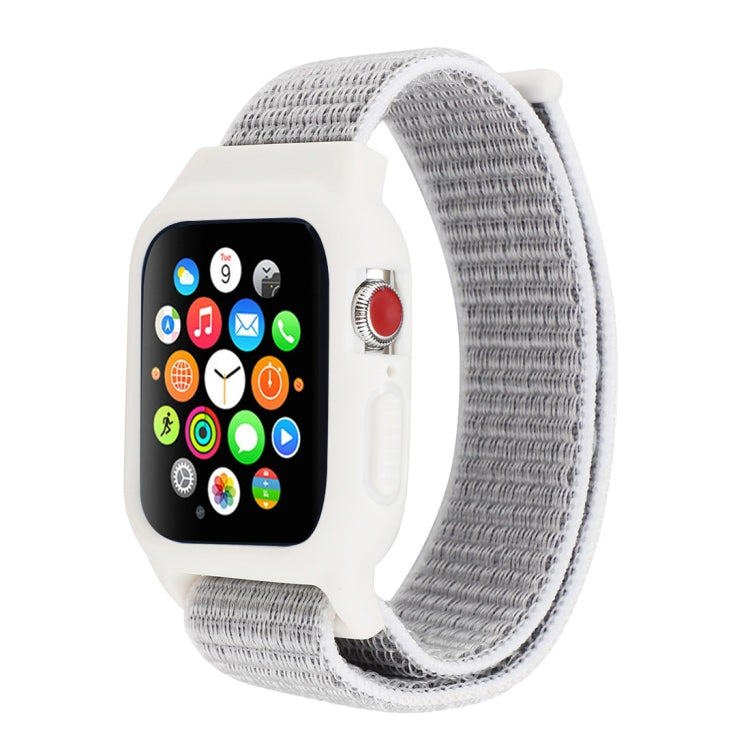 Para Apple Watch Ultra 49mm & Watch Ultra 2 49mm / Série 10 46mm / 9&8&7 45mm / SE 3&SE 2&6&SE&5&4 44mm / 3&2&1 42mm Correia de Relógio em Nylon com Fecho de Gancho e Argola, Para Apple Watch Ultra 49mm / Série 8&7 45mm / SE 2&6&SE&5&4 44mm / 3&2&1 42mm