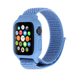 Para Apple Watch Ultra 49mm & Watch Ultra 2 49mm / Série 10 46mm / 9&8&7 45mm / SE 3&SE 2&6&SE&5&4 44mm / 3&2&1 42mm Correia de Relógio em Nylon com Fecho de Gancho e Argola, Para Apple Watch Ultra 49mm / Série 8&7 45mm / SE 2&6&SE&5&4 44mm / 3&2&1 42mm