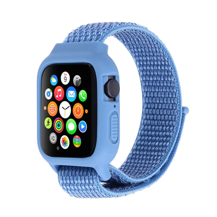 Para Apple Watch Ultra 49mm & Watch Ultra 2 49mm / Série 10 46mm / 9&8&7 45mm / SE 3&SE 2&6&SE&5&4 44mm / 3&2&1 42mm Correia de Relógio em Nylon com Fecho de Gancho e Argola, Para Apple Watch Ultra 49mm / Série 8&7 45mm / SE 2&6&SE&5&4 44mm / 3&2&1 42mm