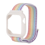 Para Apple Watch Ultra 49mm & Watch Ultra 2 49mm / Série 10 46mm / 9&8&7 45mm / SE 3&SE 2&6&SE&5&4 44mm / 3&2&1 42mm Correia de Relógio em Nylon com Fecho de Gancho e Argola, Para Apple Watch Ultra 49mm / Série 8&7 45mm / SE 2&6&SE&5&4 44mm / 3&2&1 42mm