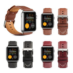 Correia de Relógio em Pele de Carro de Luxo Ambiental Denior para Apple Watch Ultra 49mm&Watch Ultra 2 49mm / Series 10 46mm / 9&8&7 45mm / SE 3&SE 2&6&SE&5&4 44mm / 3&2&1 42mm