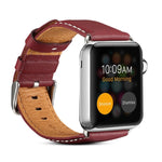 Pulseira de Couro de Carro de Luxo Ambiental Denior para Apple Watch Series 10 42mm / 9&8&7 41mm / SE 3&SE 2&6&SE&5&4 40mm / 3&2&1 38mm