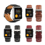 Pulseira de Couro de Carro de Luxo Ambiental Denior para Apple Watch Series 10 42mm / 9&8&7 41mm / SE 3&SE 2&6&SE&5&4 40mm / 3&2&1 38mm