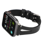 Pulseira de Relógio em Pele Simples em Forma de V para Apple Watch Ultra 49mm & Watch Ultra 2 49mm / Série 10 46mm / 9&8&7 45mm / SE 3&SE 2&6&SE&5&4 44mm / 3&2&1 42mm