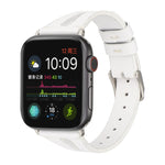 Pulseira de Relógio em Pele Simples em Forma de V para Apple Watch Ultra 49mm & Watch Ultra 2 49mm / Série 10 46mm / 9&8&7 45mm / SE 3&SE 2&6&SE&5&4 44mm / 3&2&1 42mm
