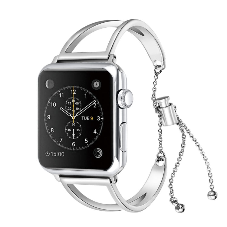 Correia de Relógio Metálica em Forma de Letra V com Fivela em Aço Inoxidável para Apple Watch Series 10 42mm / 9&8&7 41mm / SE 3&SE 2&6&SE&5&4 40mm / 3&2&1 38mm, 7 41mm / 6&SE&5&4 40mm / 3&2&1 38mm