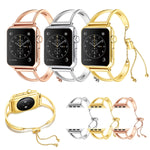 Pulseira em Metal com Forma de Letra V e Fivela em Aço Inoxidável para Apple Watch Ultra 49mm & Watch Ultra 2 49mm / Série 10 46mm / 9&8&7 45mm / SE 3&SE 2&6&SE&5&4 44mm / 3&2&1 42mm, 7 45mm / 6&SE&5&4 44mm / 3&2&1 42mm