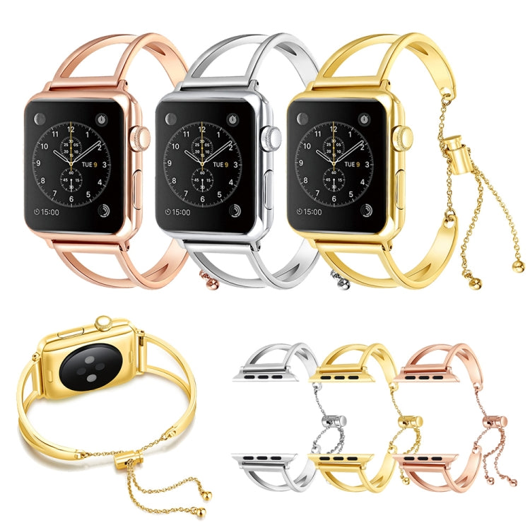 Pulseira em Metal com Forma de Letra V e Fivela em Aço Inoxidável para Apple Watch Ultra 49mm & Watch Ultra 2 49mm / Série 10 46mm / 9&8&7 45mm / SE 3&SE 2&6&SE&5&4 44mm / 3&2&1 42mm, 7 45mm / 6&SE&5&4 44mm / 3&2&1 42mm
