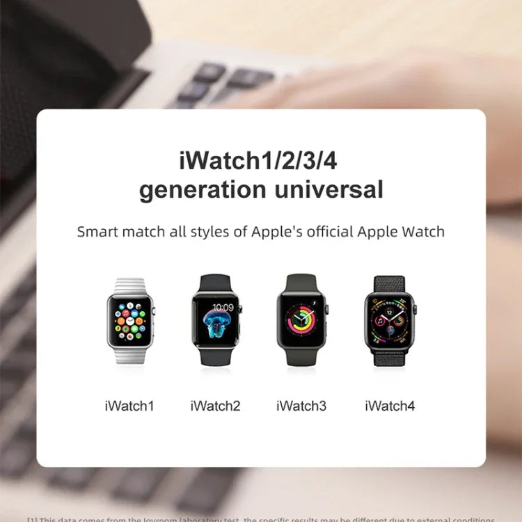 Cabo de Carregamento Magnético Portátil JOYROOM S-IW001 Ben Series 1,2m 2,5W para Apple Watch