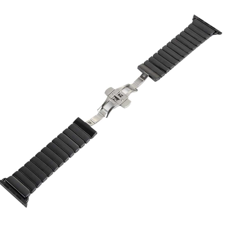 Correia de Relógio em Cerâmica Delicada Para Apple Watch Ultra 49mm & Watch Ultra 2 49mm / Series 10 46mm / 9&8&7 45mm / SE 3&SE 2&6&SE&5&4 44mm / 3&2&1 42mm, 42mm