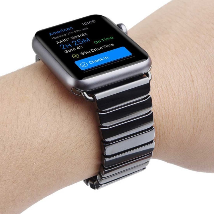 Correia de Relógio em Cerâmica Delicada Para Apple Watch Ultra 49mm & Watch Ultra 2 49mm / Series 10 46mm / 9&8&7 45mm / SE 3&SE 2&6&SE&5&4 44mm / 3&2&1 42mm, 42mm