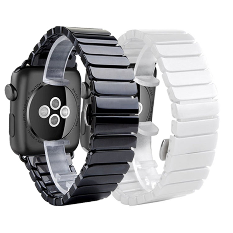 Correia de Relógio em Cerâmica Delicada Para Apple Watch Ultra 49mm & Watch Ultra 2 49mm / Series 10 46mm / 9&8&7 45mm / SE 3&SE 2&6&SE&5&4 44mm / 3&2&1 42mm, 42mm