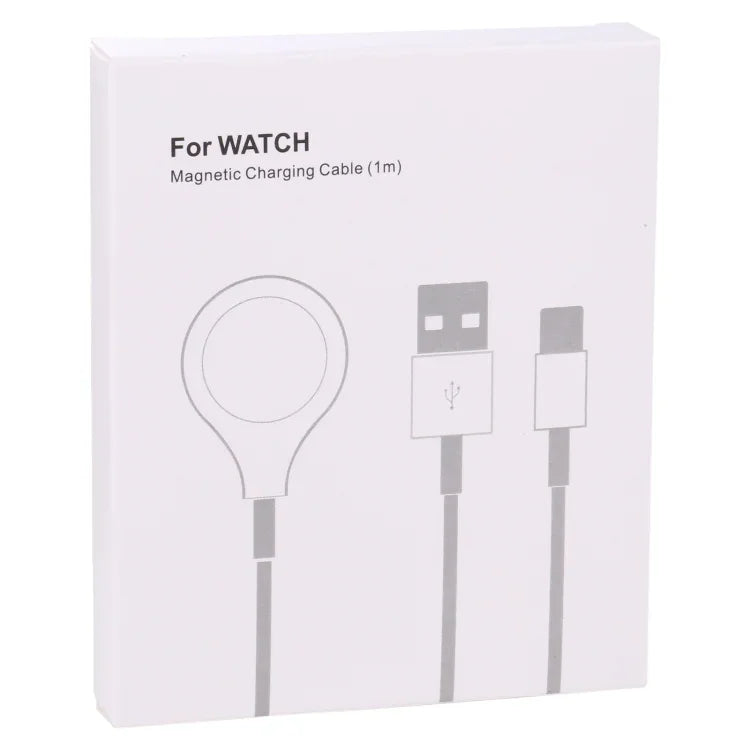 Cabo de Carregamento Rápido Magnético Sem Fios para Apple Watch Série, USB-A