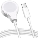 Cabo de Carregamento Rápido Magnético Sem Fios para Apple Watch Série, Type-C / USB-C