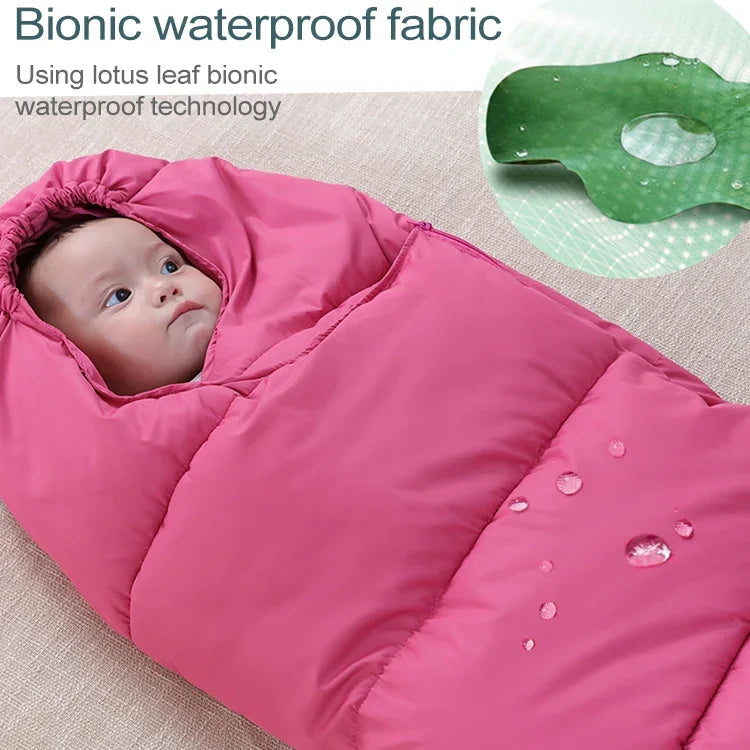 Saco de Dormir para Bebé Espesso e Quente, Edredão para Recém-nascido, Tamanho: 80cm, para 0-1 Ano(s)