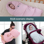 Saco de Dormir para Bebé Espesso e Quente, Edredão para Recém-nascido, Tamanho: 80cm, para 0-1 Ano(s)