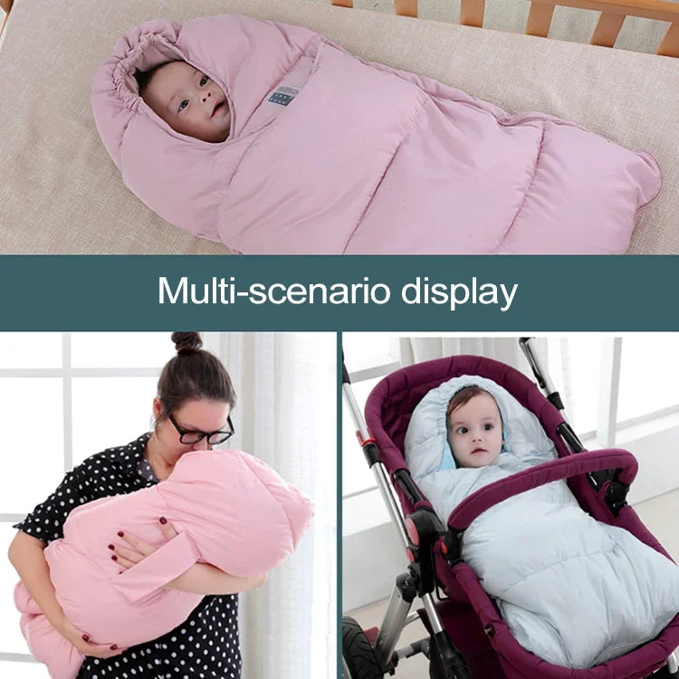 Saco de Dormir para Bebé Espesso e Quente, Edredão para Recém-nascido, Tamanho: 80cm, para 0-1 Ano(s)