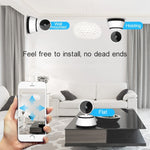 Câmara IP Sem Fios YH001 720P HD 1.0 MP, Suporta Visão Noturna Infravermelha / Deteção de Movimento / Controlo por APP, Ficha AU, YH001 720P