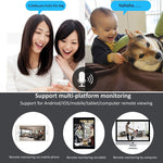 Câmara IP Sem Fios YH001 720P HD 1.0 MP, Suporta Visão Noturna Infravermelha / Deteção de Movimento / Controlo por APP, Ficha AU, YH001 720P