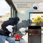 Câmara IP Sem Fios 720P HD 1.0 MP, Suporta Visão Noturna Infravermelha / Deteção de Movimento / Controlo por APP, Ficha UE, 720P