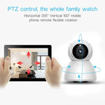 Câmara IP Sem Fios 720P HD 1.0 MP, Suporta Visão Noturna Infravermelha / Deteção de Movimento / Controlo por APP, Ficha UE, 720P