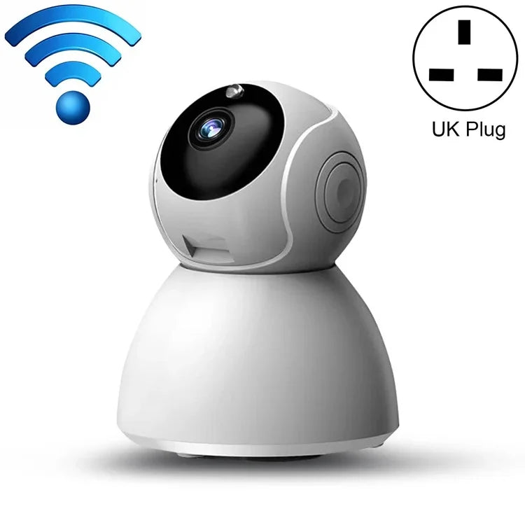 Câmara IP Sem Fios 720P HD 1.0 MP, Suporta Visão Noturna Infravermelha / Deteção de Movimento / Controlo por APP, Ficha UE, 720P
