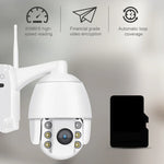 QX2 Câmara Inteligente IP66 Impermeável WiFi Panorâmica HD 1080P 360 Graus a Cores Dia e Noite, Suporta Deteção de Movimento / Voz Bidirecional / Cartão TF, Ficha US, Versão WiFi