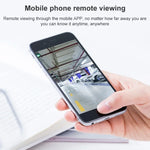 QX2 Câmara Inteligente IP66 Impermeável WiFi Panorâmica HD 1080P 360 Graus a Cores Dia e Noite, Suporta Deteção de Movimento / Voz Bidirecional / Cartão TF, Ficha US, Versão WiFi